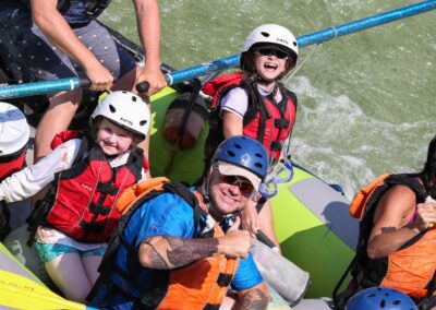 Family friendly Alberton Gorge rafting trip.